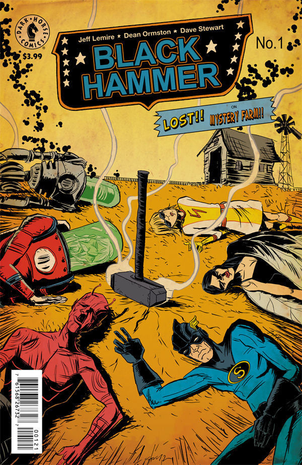 BLACK HAMMER #1 LEMIRE VARIANT COVER (RES) COVER