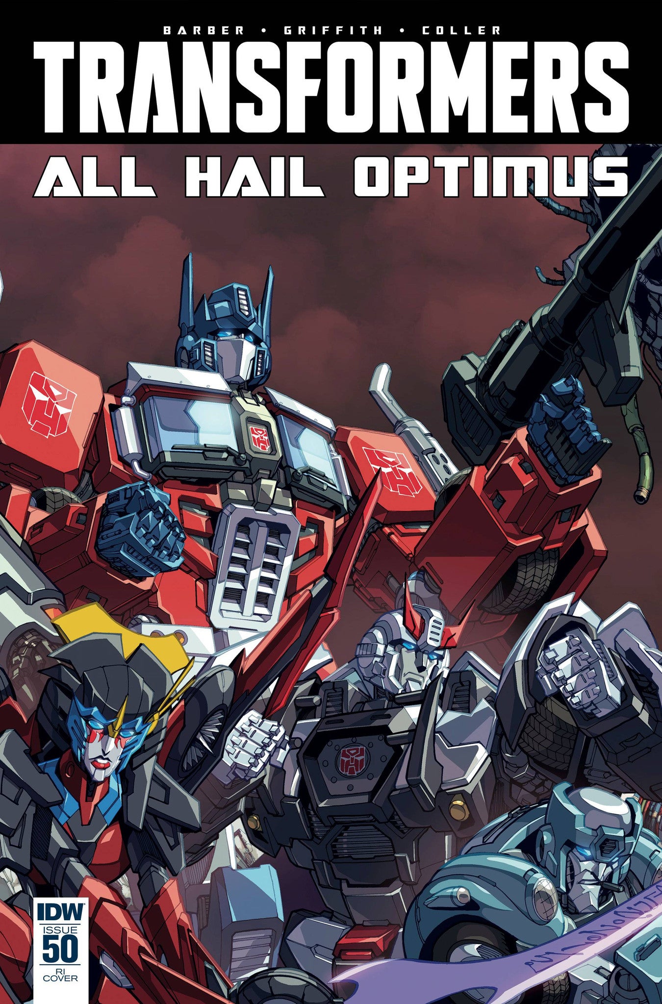 TRANSFORMERS #50 SUBSCRIPTION VARIANT COVER