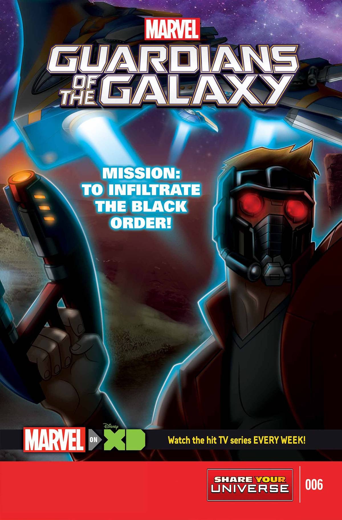 MARVEL UNIVERSE GUARDIANS OF GALAXY #6 COVER