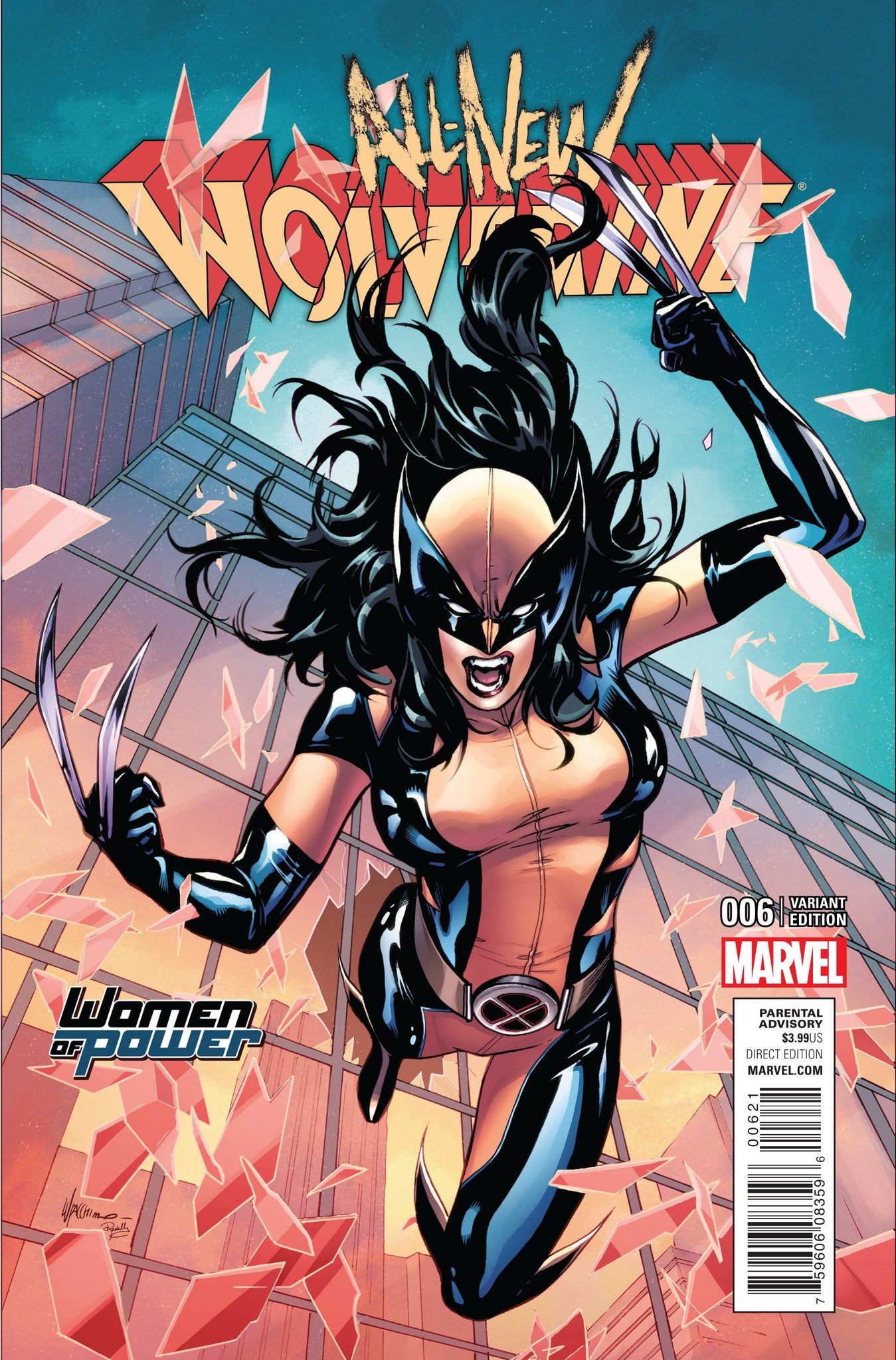 ALL NEW WOLVERINE #6 DEL REY WOP VARIANT COVER