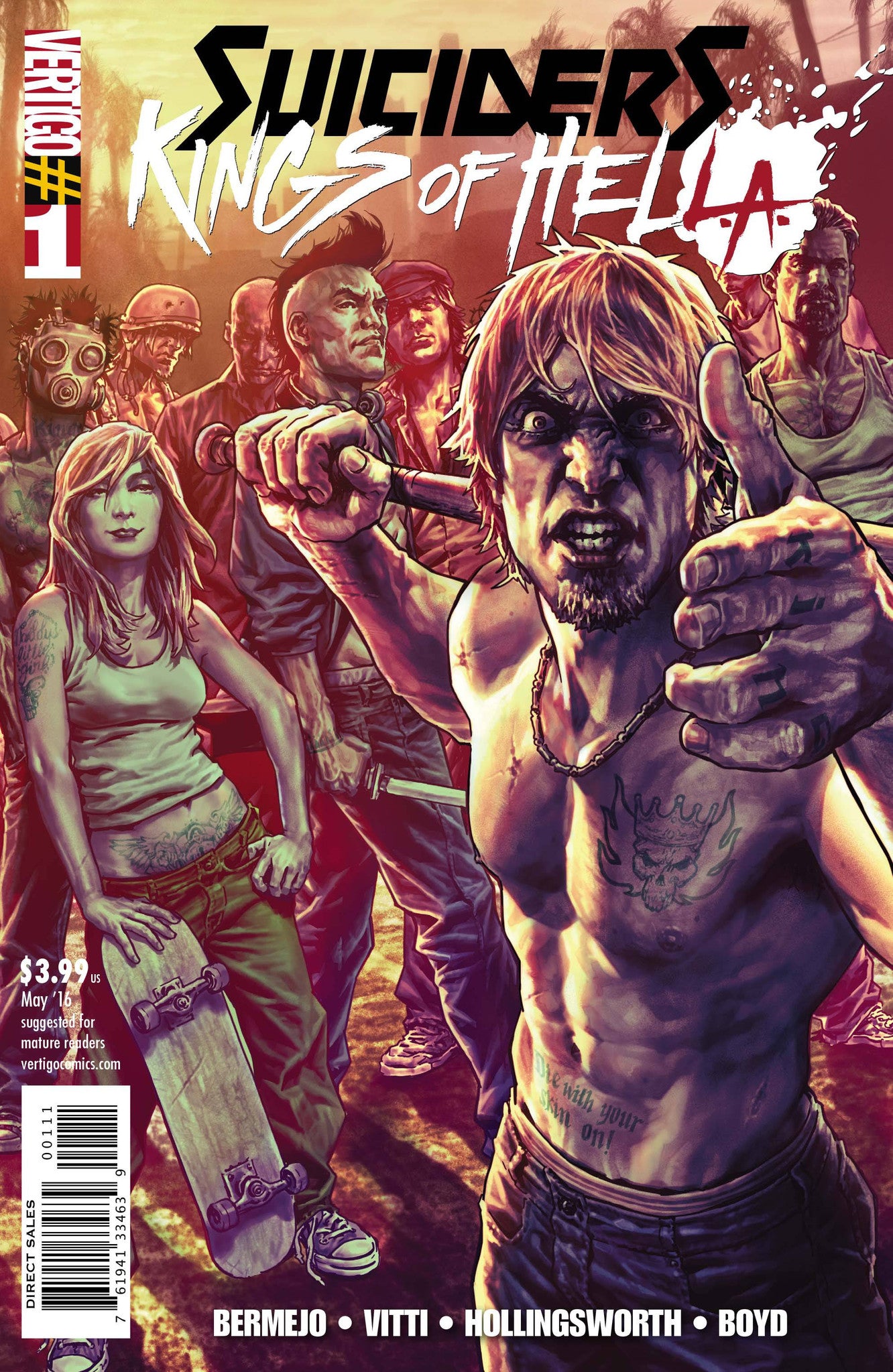 SUICIDERS KING OF HELLA #1 (OF 6) (MR) COVER