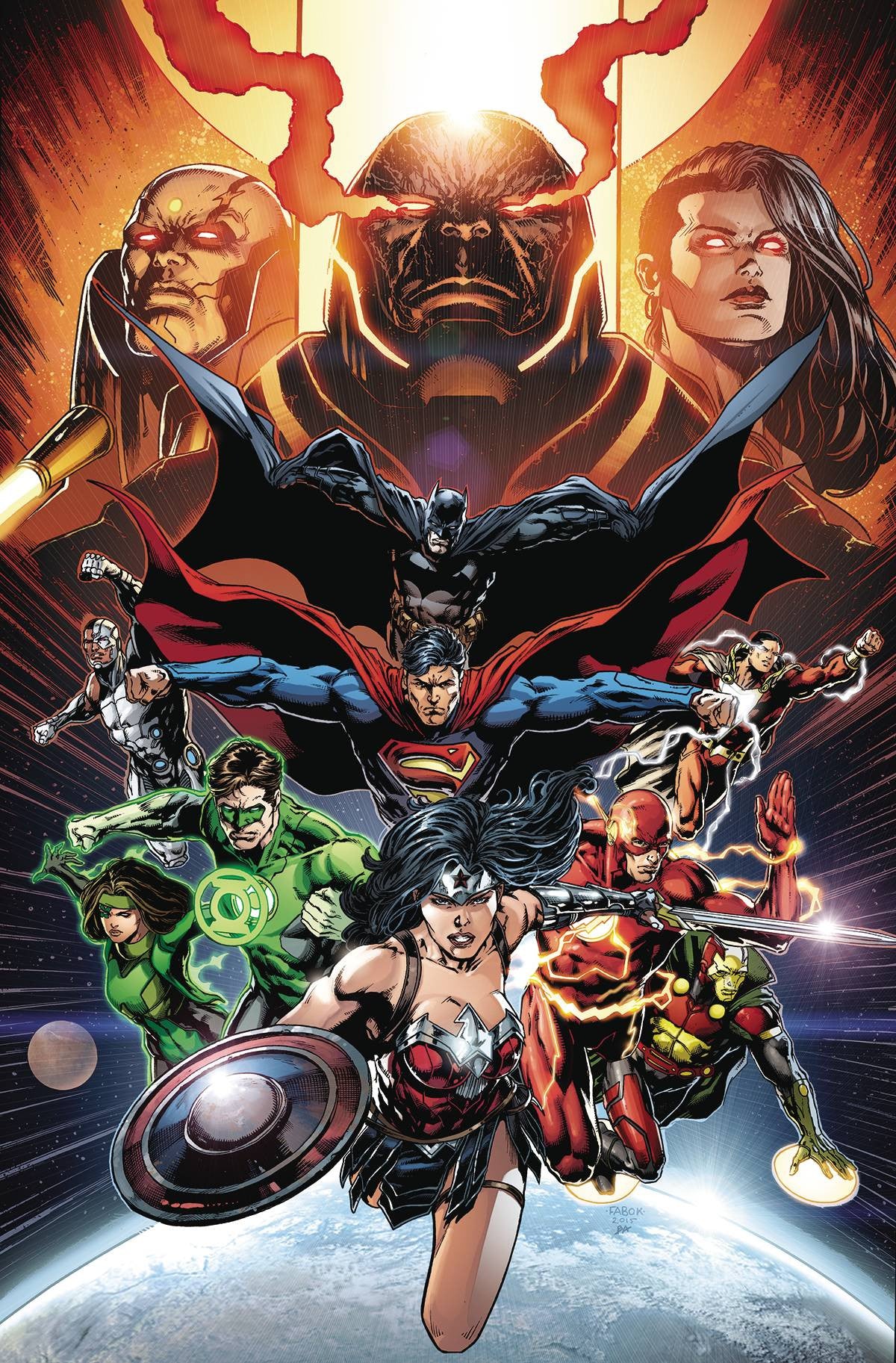 JUSTICE LEAGUE #50 (NOTE PRICE) COVER