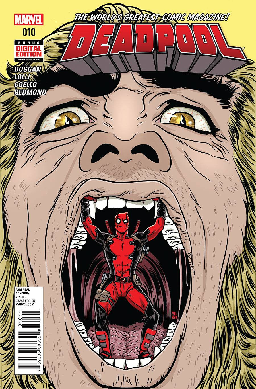 DEADPOOL #10 COVER
