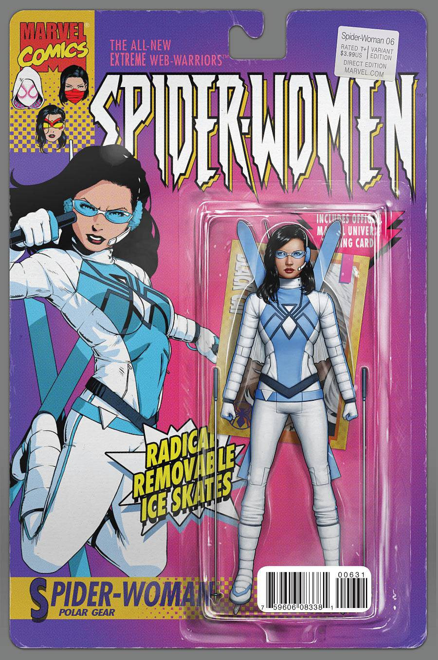 SPIDER-WOMAN #6 CHRISTOPHER ACTION FIGURE VAR SWO COVER