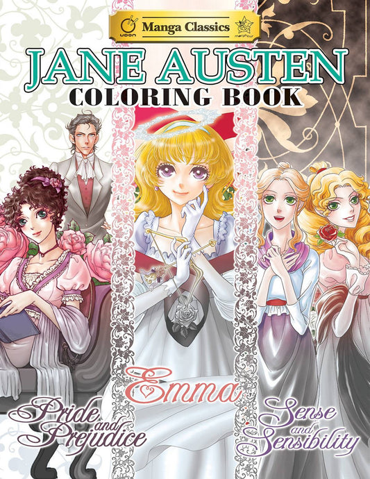 JANE AUSTEN COLORING BOOK SC COVER
