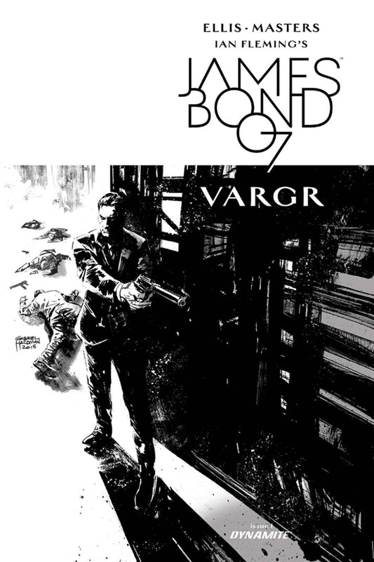 JAMES BOND #1 HARDMAN B&W LTDVAR COVER