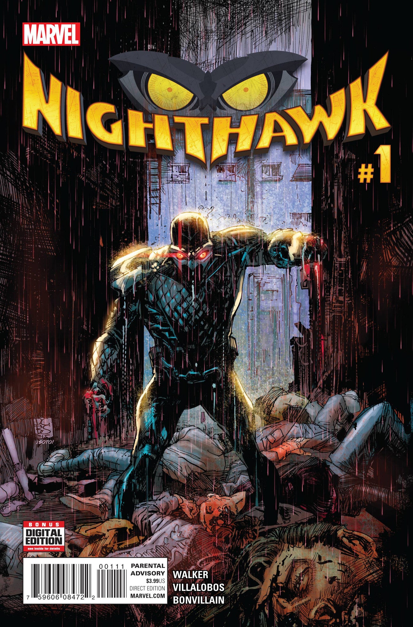 NIGHTHAWK #1 COVER
