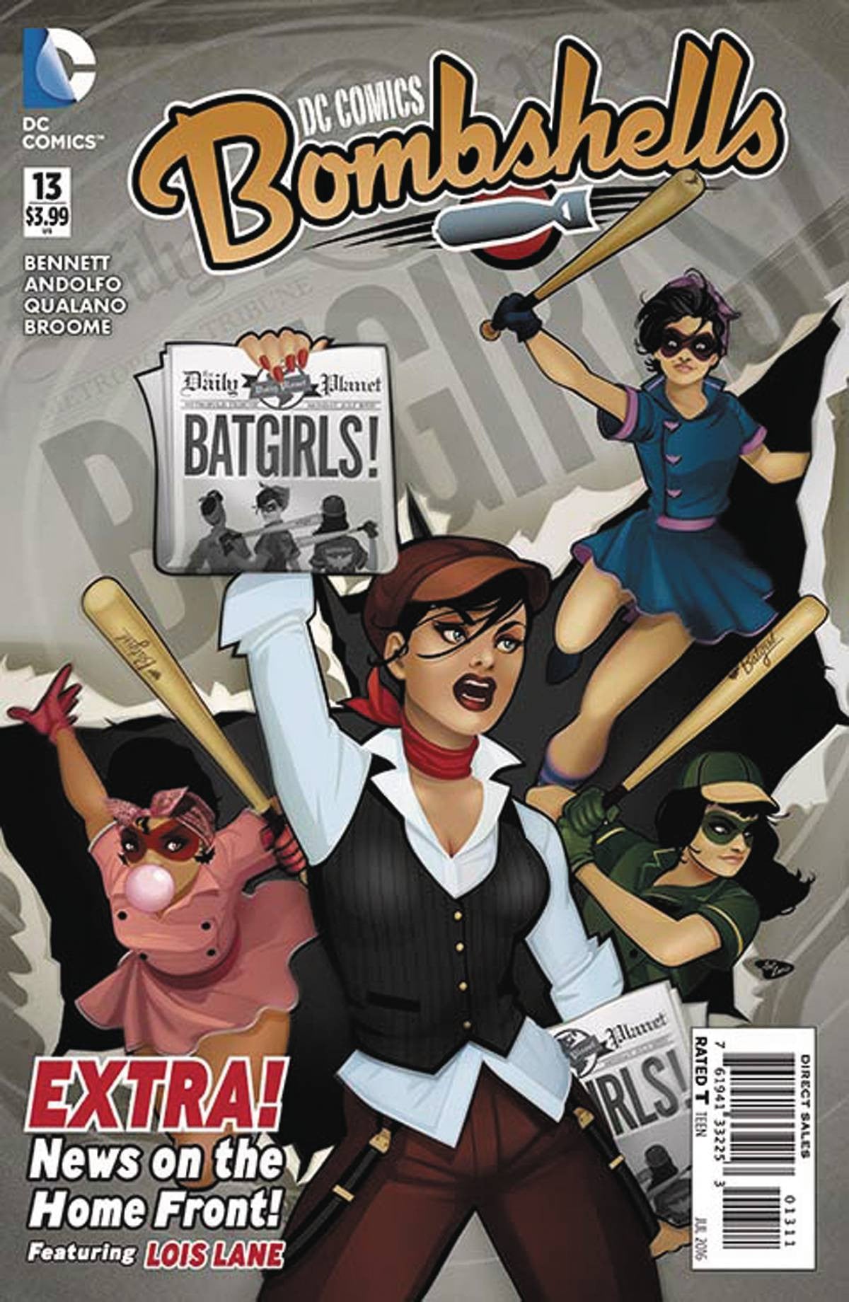 DC COMICS BOMBSHELLS #13 COVER