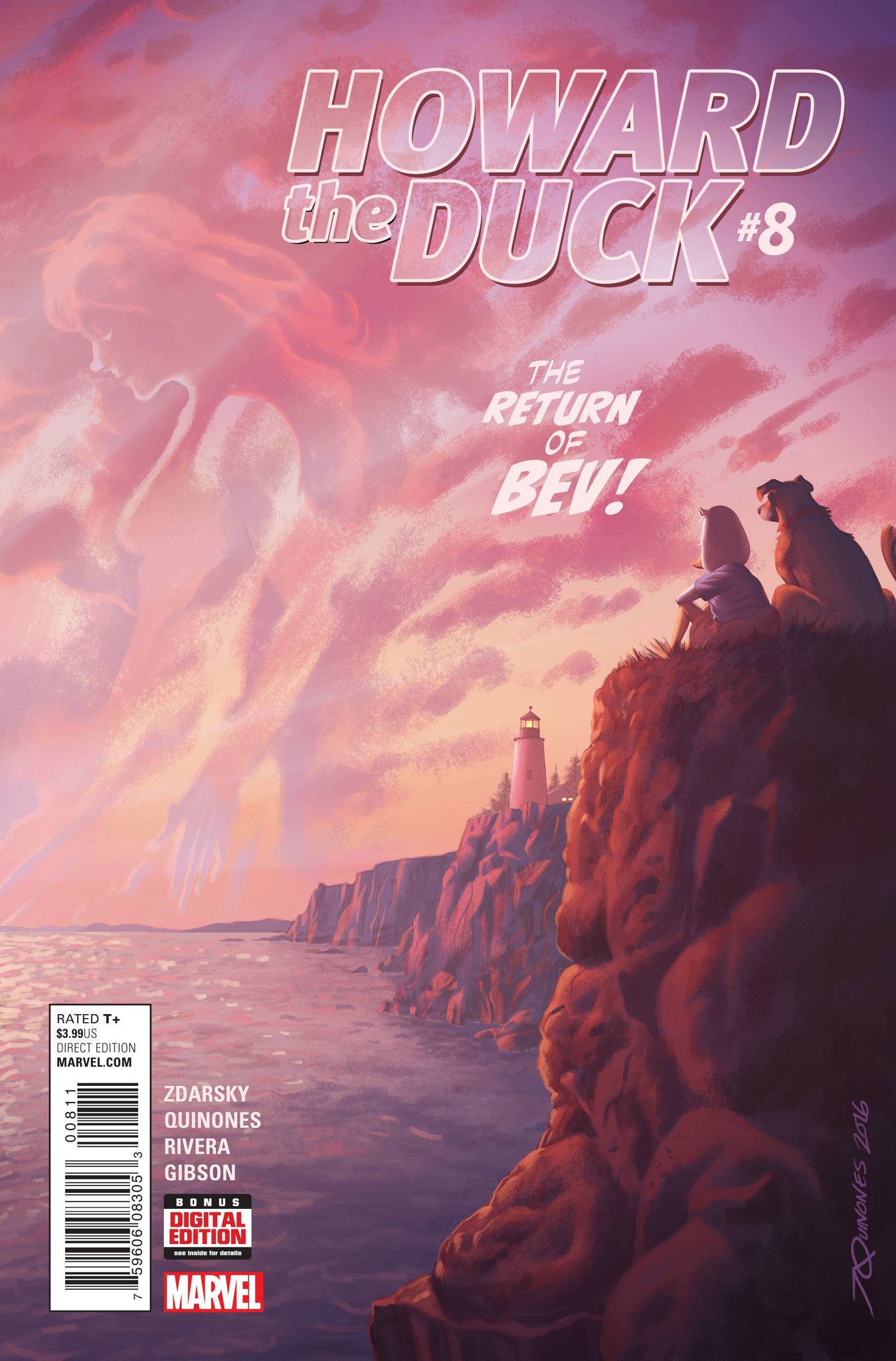 HOWARD THE DUCK #8 COVER