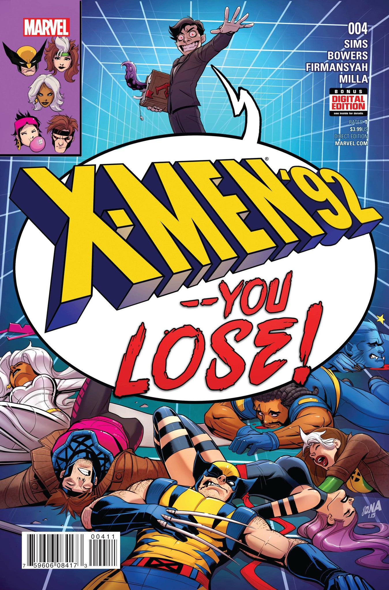 X-MEN 92 #4 COVER