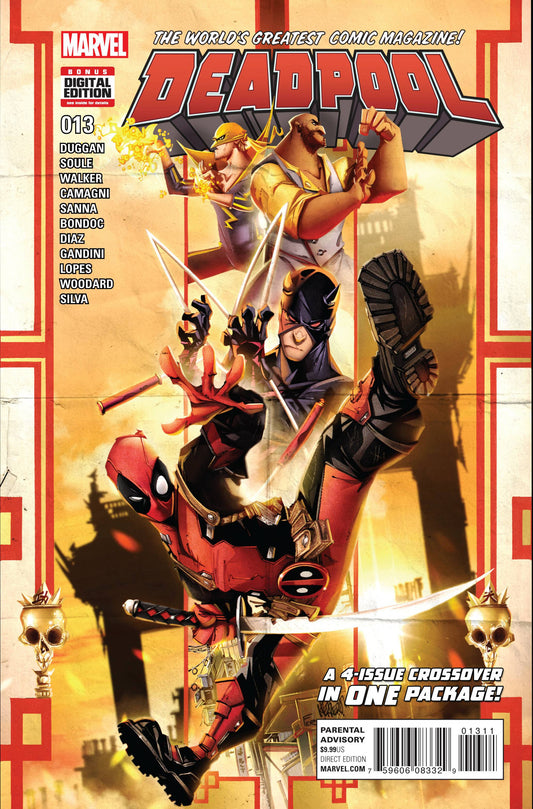DEADPOOL #13 COVER