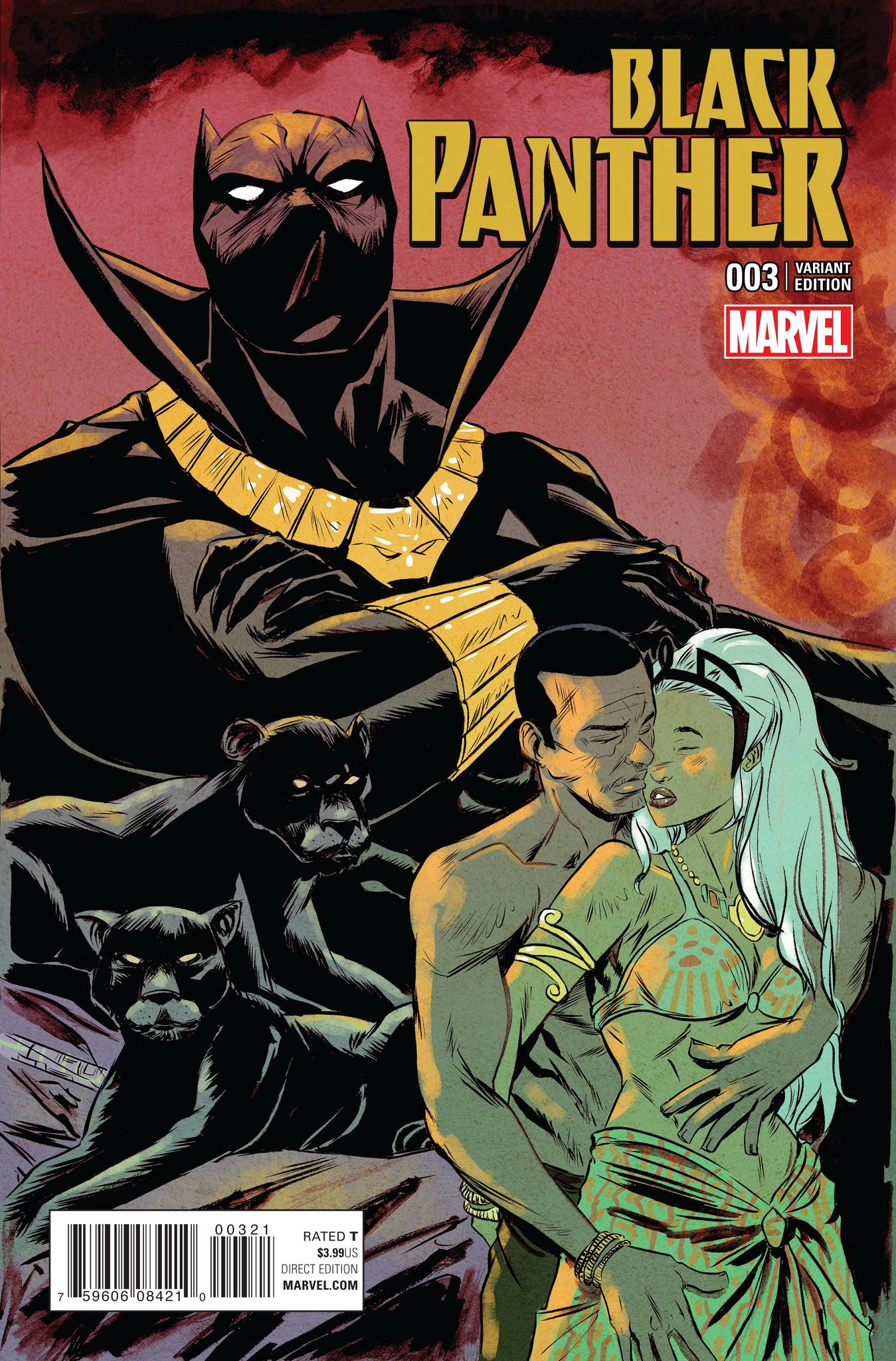 BLACK PANTHER #3 GREENE CONNECTING C VAR COVER