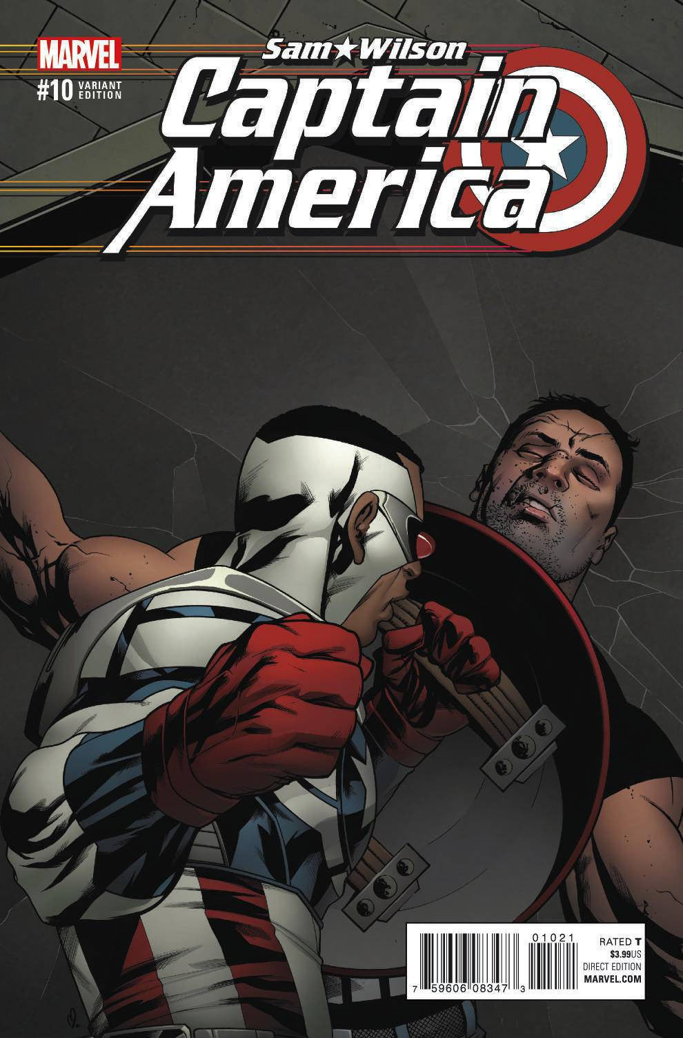 CAPTAIN AMERICA SAM WILSON #10 CW REENACTMENT VAR CW2 COVER