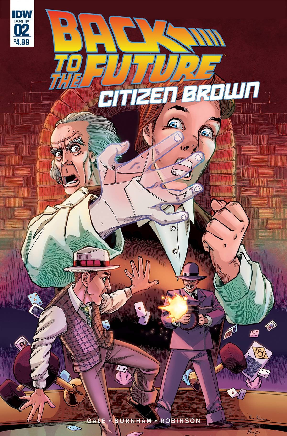 BACK TO THE FUTURE CITIZEN BROWN #2 (OF 5) COVER