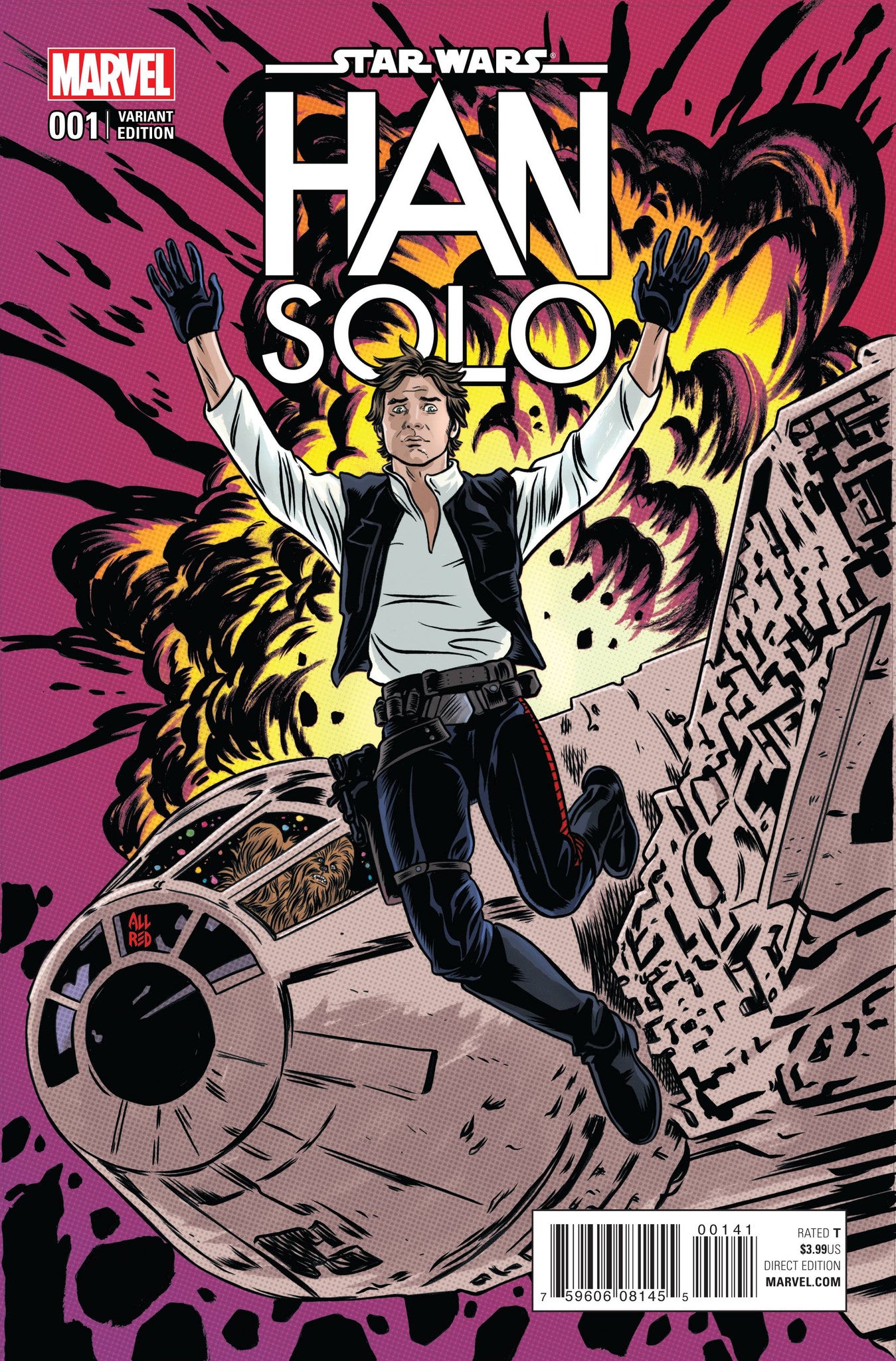 STAR WARS HAN SOLO #1 (OF 5) ALLRED VARIANT COVER