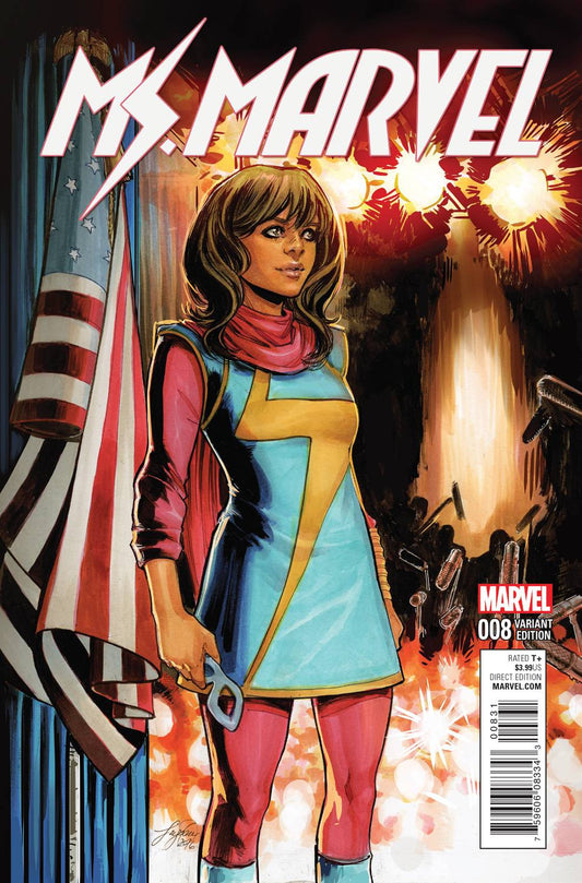 MS MARVEL #8 CW REENACTMENT VAR CW2 COVER