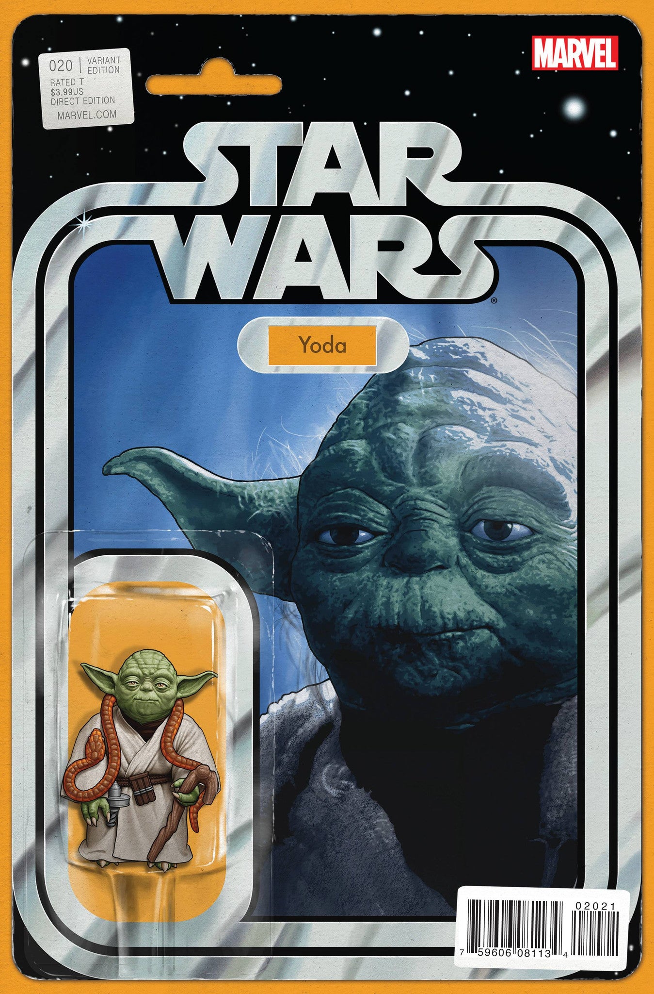 STAR WARS #20 CHRISTOPHER ACTION FIGURE VARIANT COVER