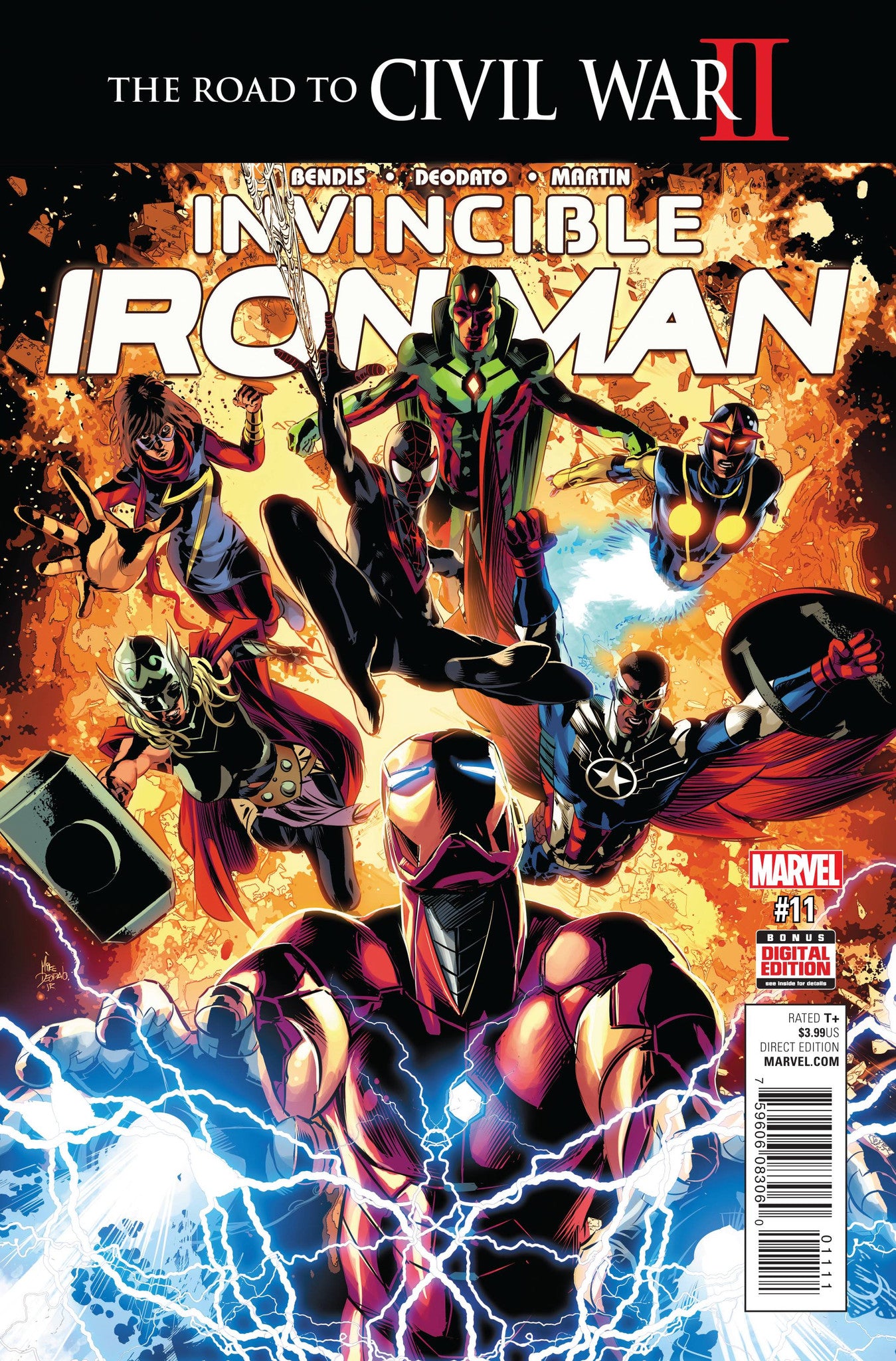 INVINCIBLE IRON MAN #11 RCW2 COVER