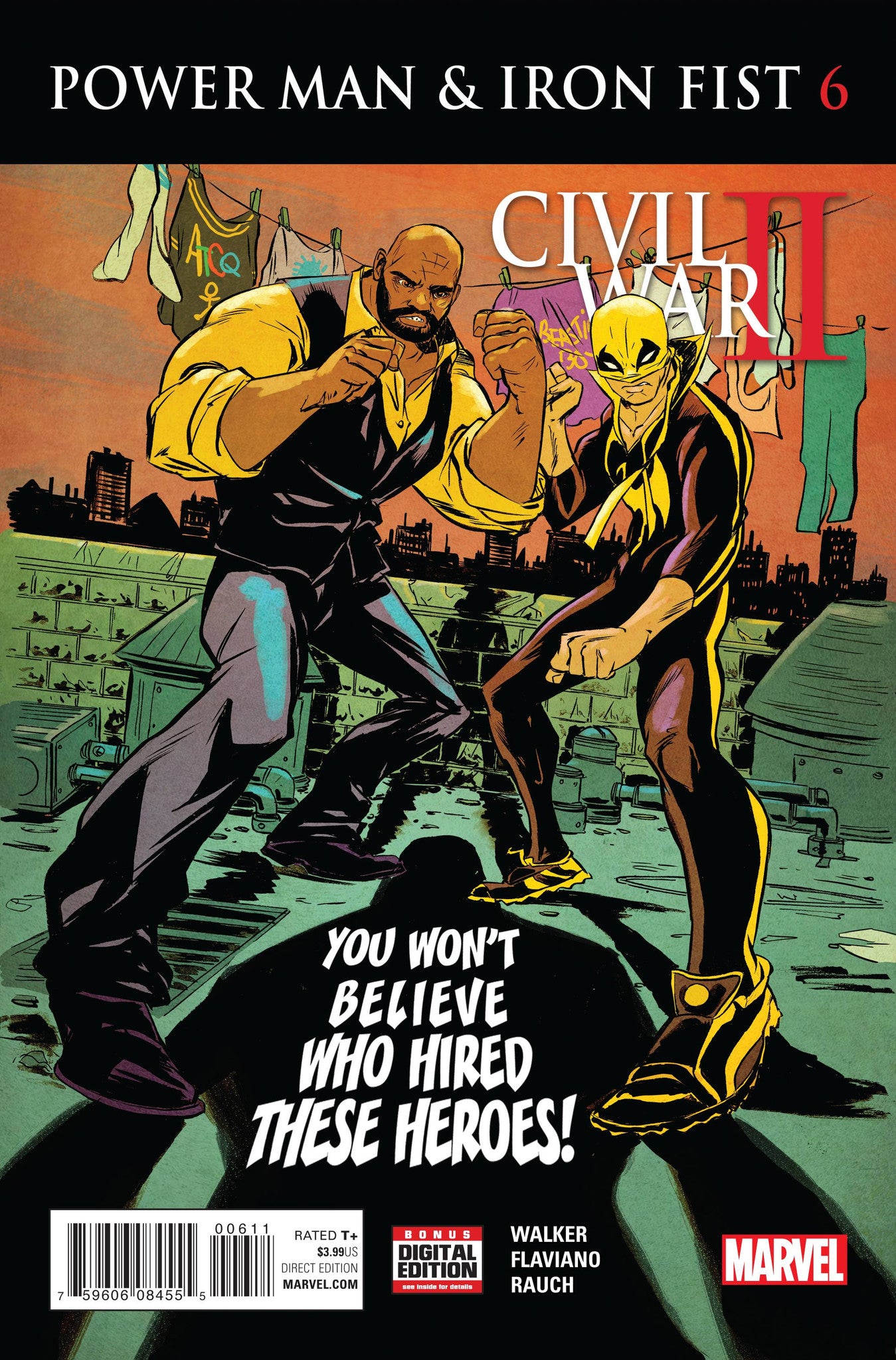 POWER MAN AND IRON FIST #6 CW2 COVER