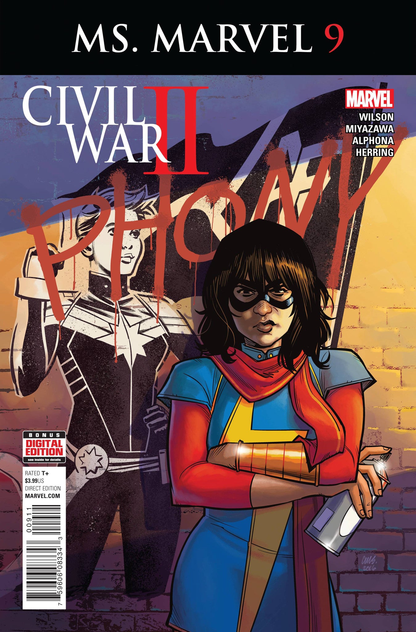 MS MARVEL #9 CW2 COVER