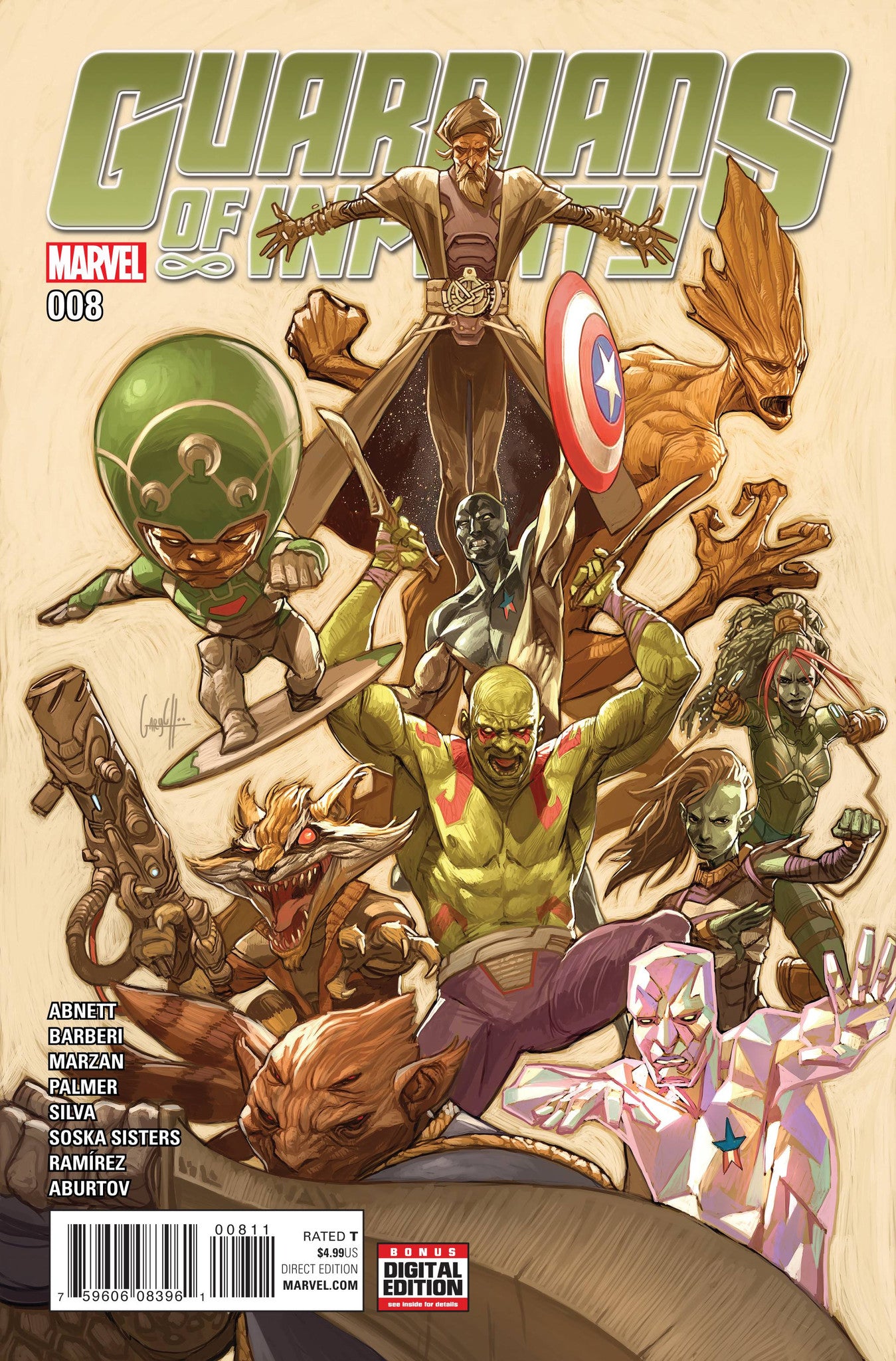 GUARDIANS OF INFINITY #8 COVER
