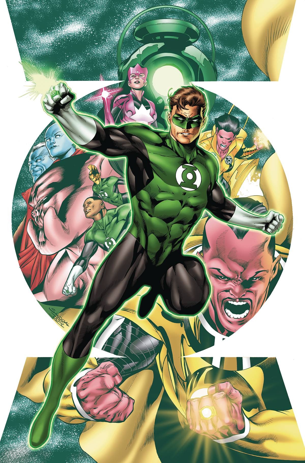 HAL JORDAN AND THE GREEN LANTERN CORPS #1 COVER