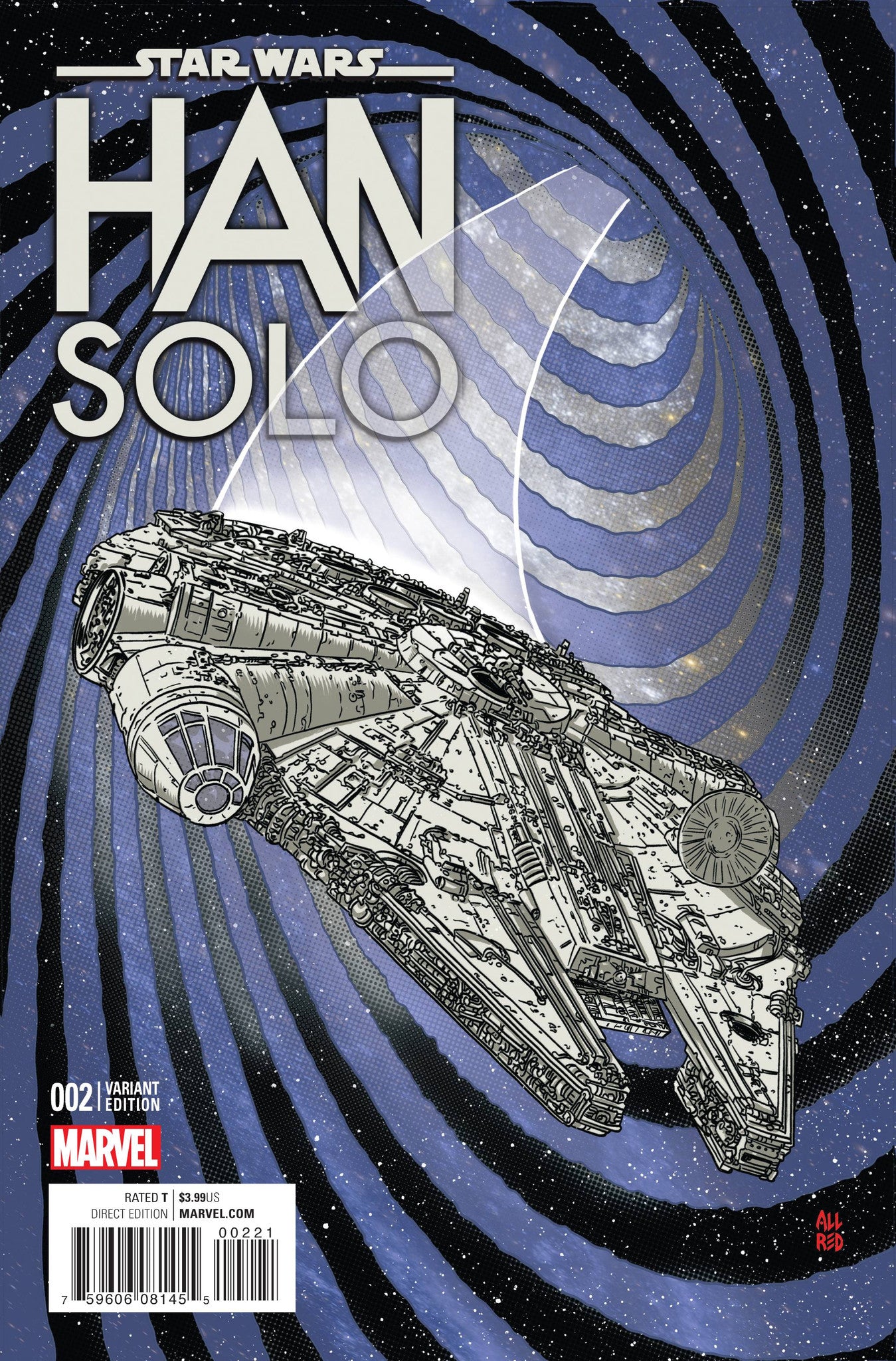 STAR WARS HAN SOLO #2 (OF 5) MILLENIUM FALCON VAR COVER