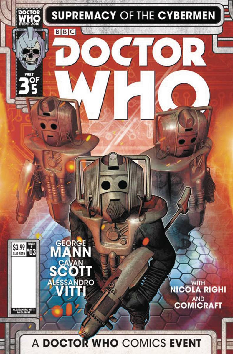 DOCTOR WHO SUPREMACY OF THE CYBERMEN #3 (OF 5) COVER C LISTRAN COVER