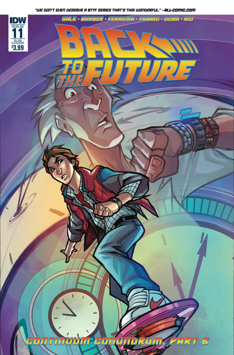 BACK TO THE FUTURE #11 SUBSCRIPTION VAR COVER
