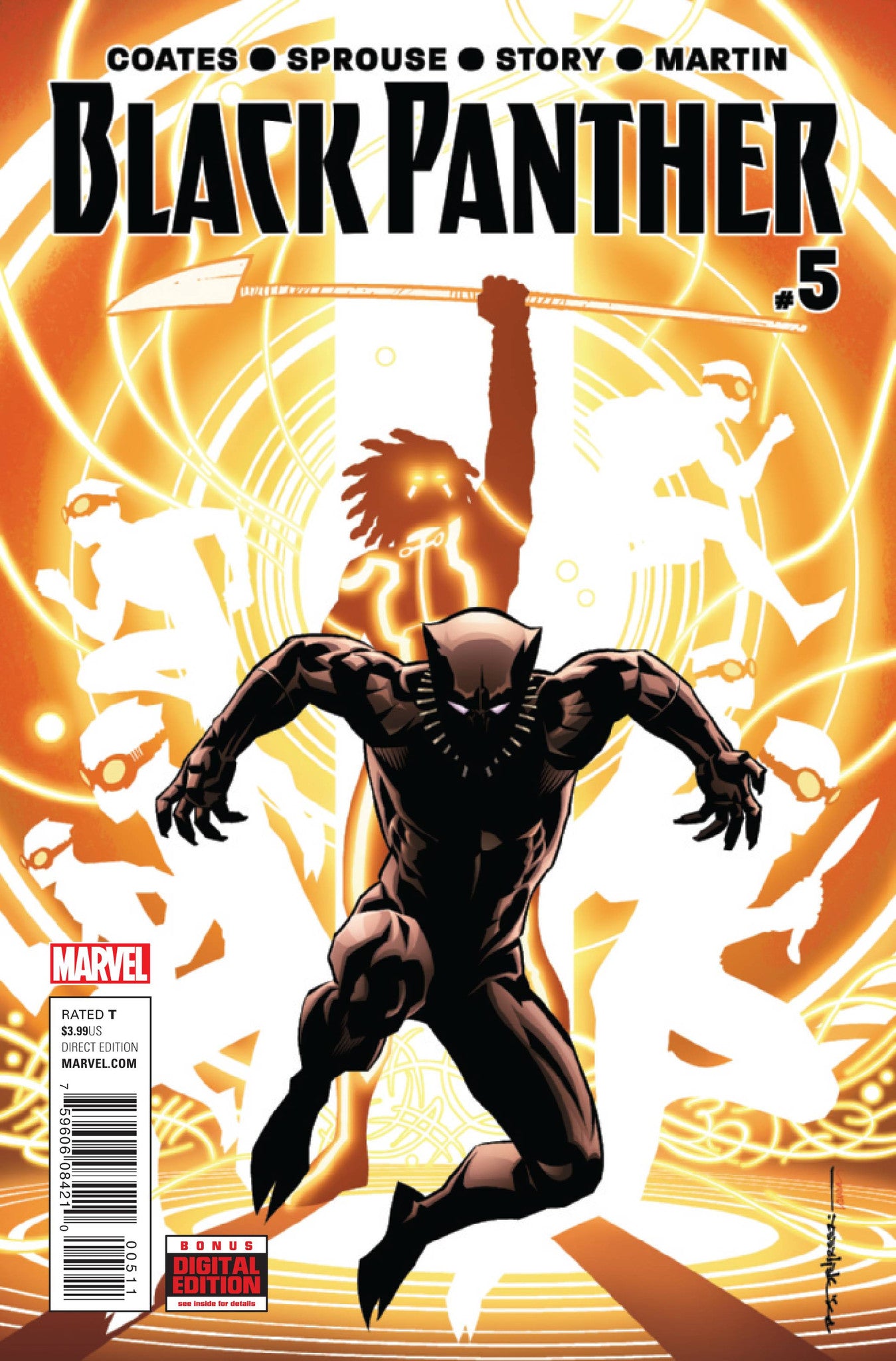 BLACK PANTHER #5 COVER