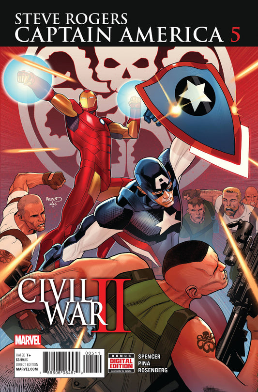 CAPTAIN AMERICA STEVE ROGERS #5 CW2 COVER