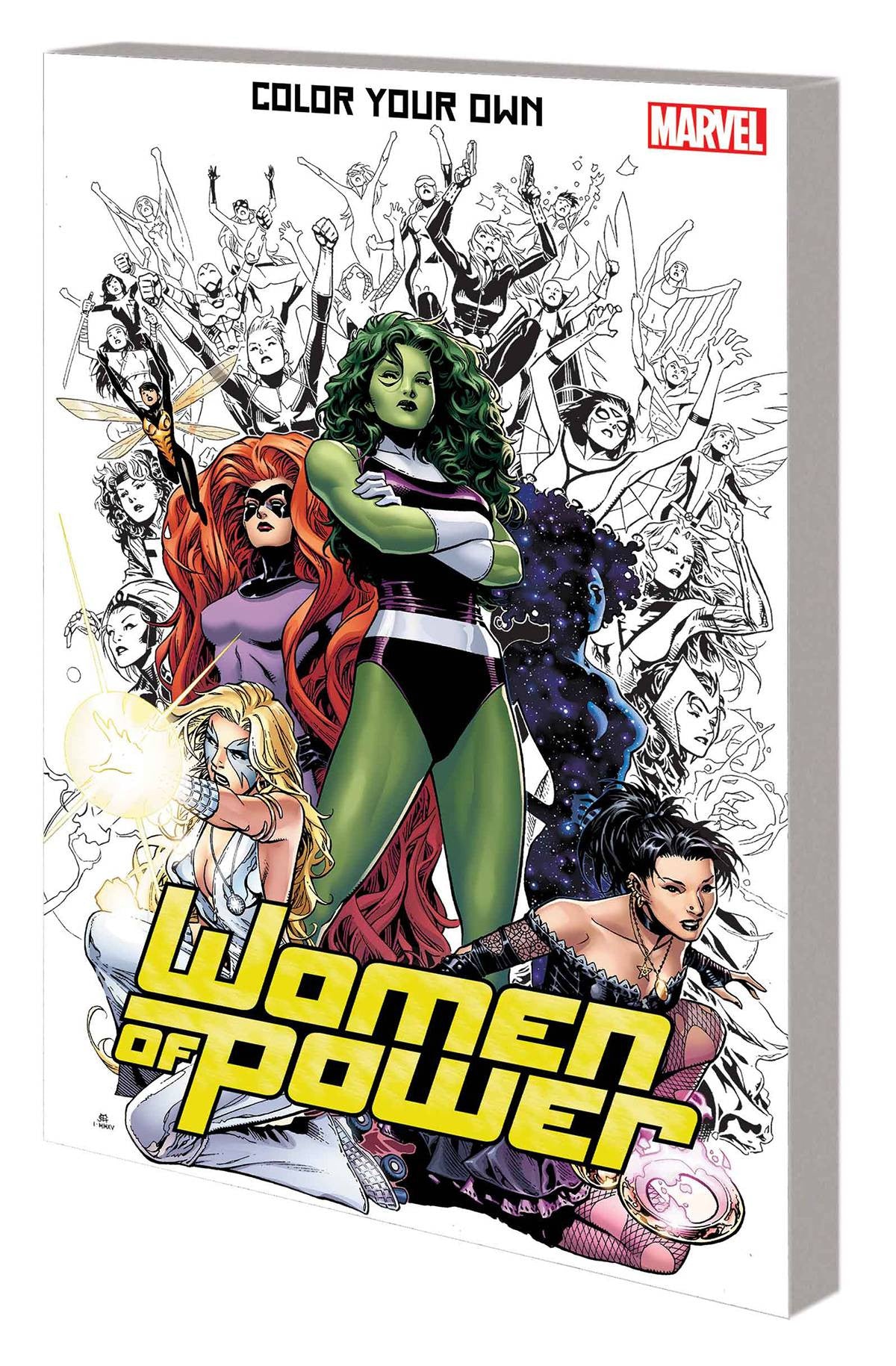 COLOUR YOUR OWN WOMEN OF POWER TP COVER