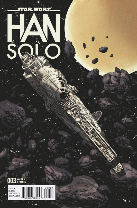 STAR WARS HAN SOLO #3 (OF 5) MILLENNIUM FALCON VAR COVER