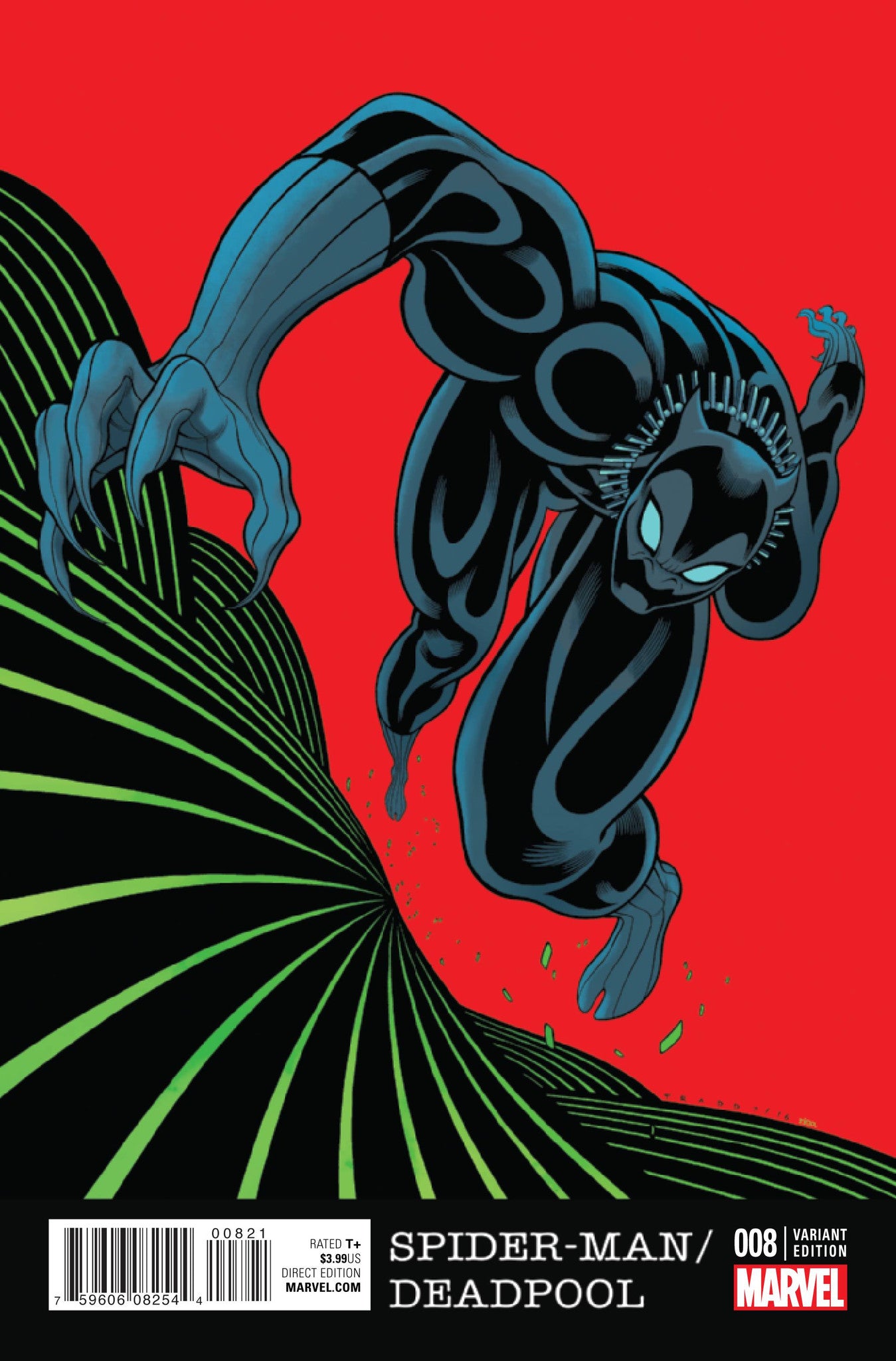 SPIDER-MAN DEADPOOL #8 MOORE BLACK PANTHER VAR COVER