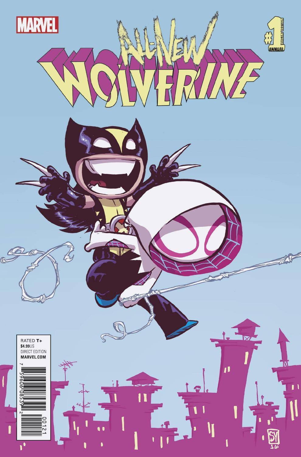 ALL NEW WOLVERINE ANNUAL #1 YOUNG VAR COVER