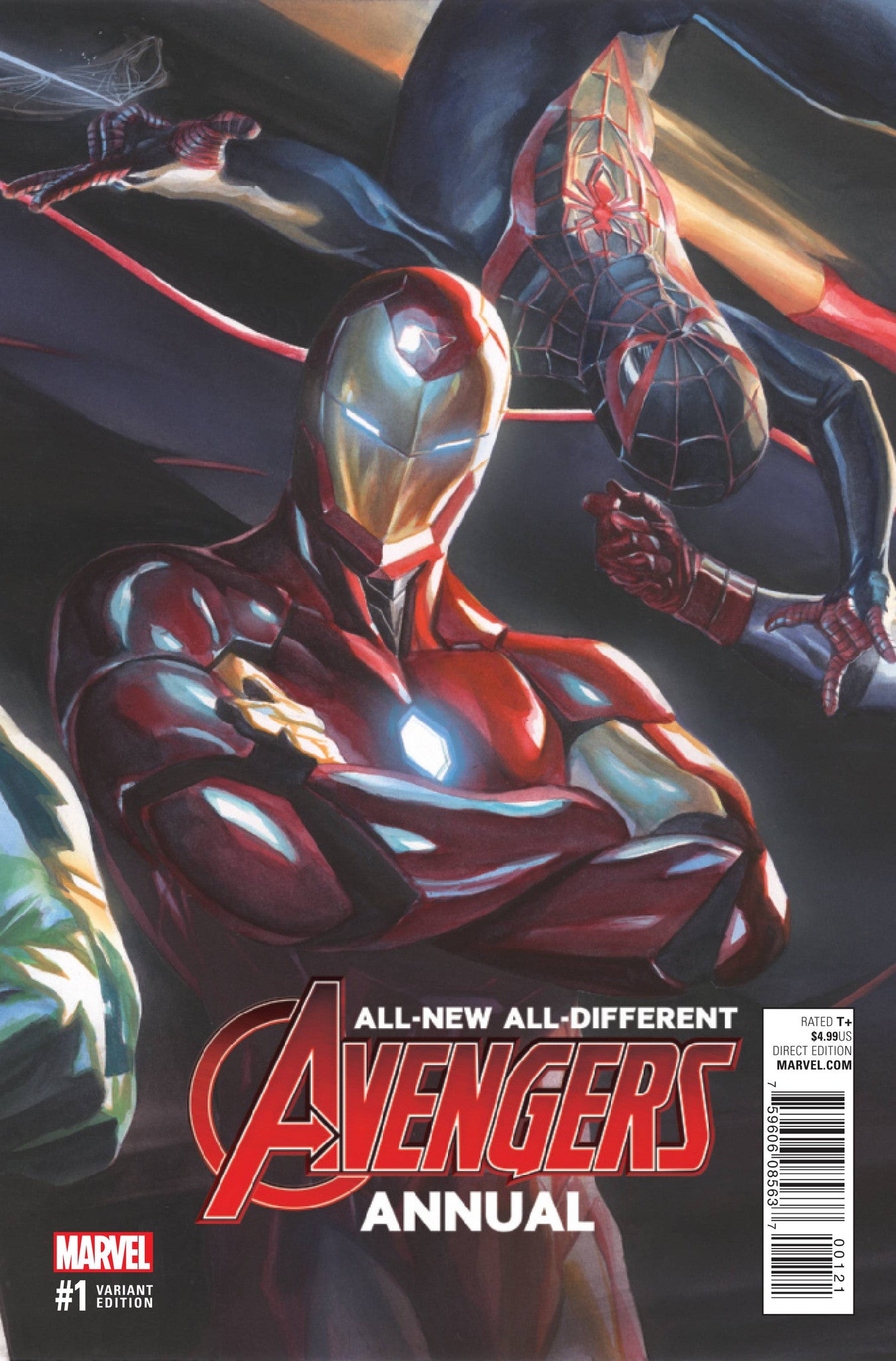 ALL NEW ALL DIFFERENT AVENGERS ANNUAL #1 ROSS VAR COVER