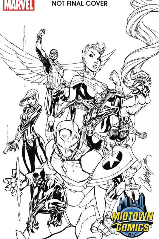 DF CIVIL WAR II #1 MIDTOWN EXC CAMPBELL COVER