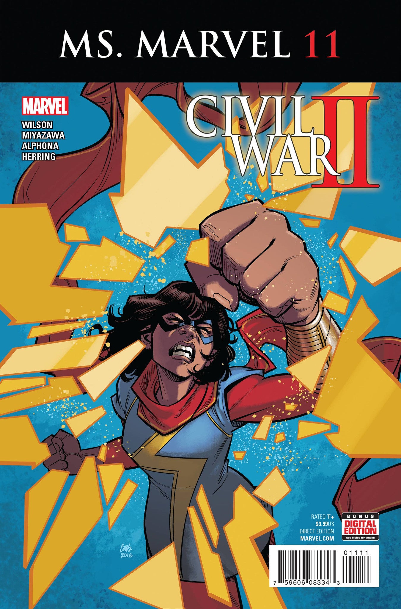 MS MARVEL #11 CW2 COVER