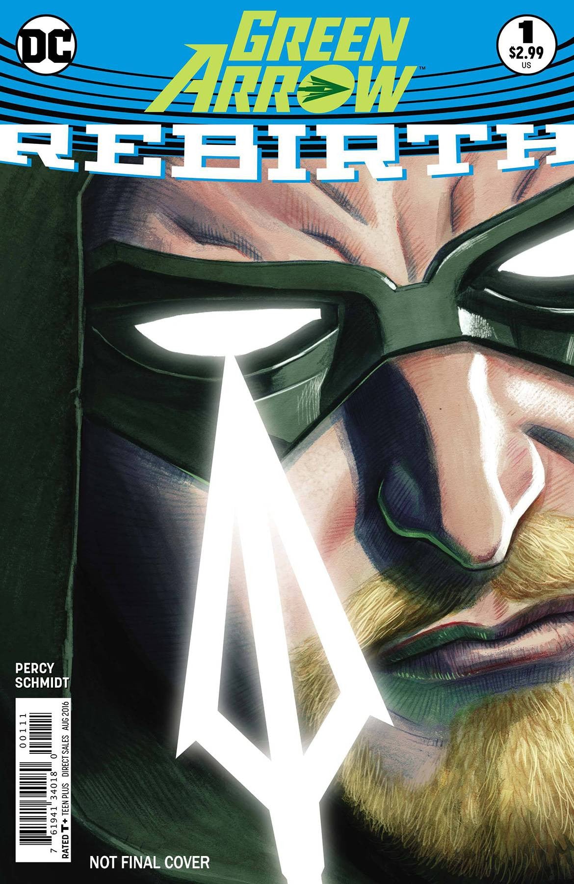 GREEN ARROW REBIRTH #1 2ND PTG COVER