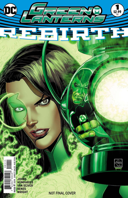 GREEN LANTERNS REBIRTH #1 2NDPTG COVER
