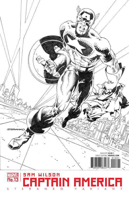 CAPTAIN AMERICA SAM WILSON #13 STERANKO VAR CW2 COVER