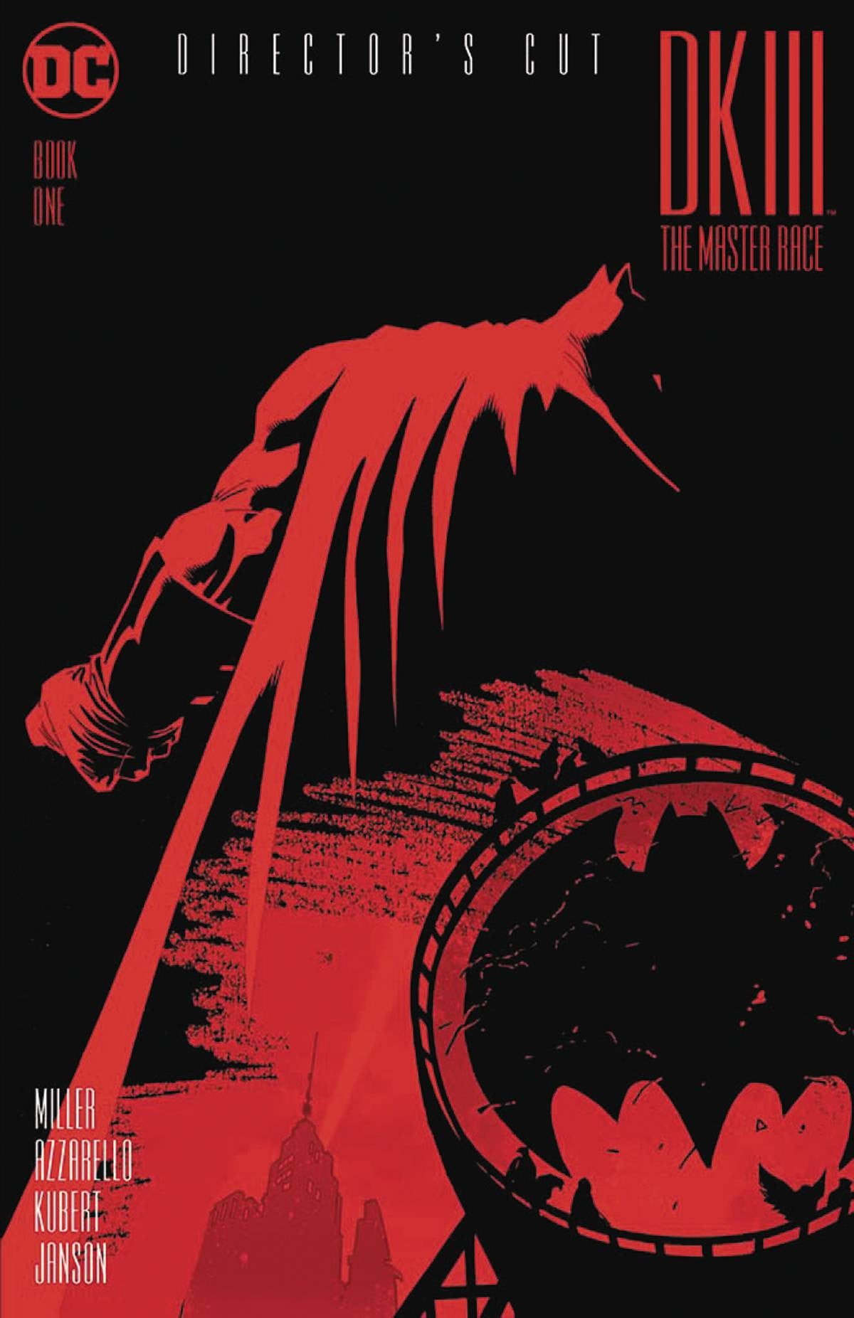 DARK KNIGHT III THE MASTER RACE #1 DIRECTORS CUT COVER