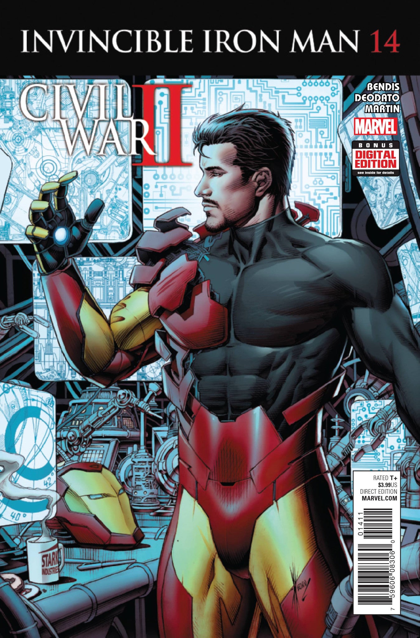 INVINCIBLE IRON MAN #14 CW2 COVER
