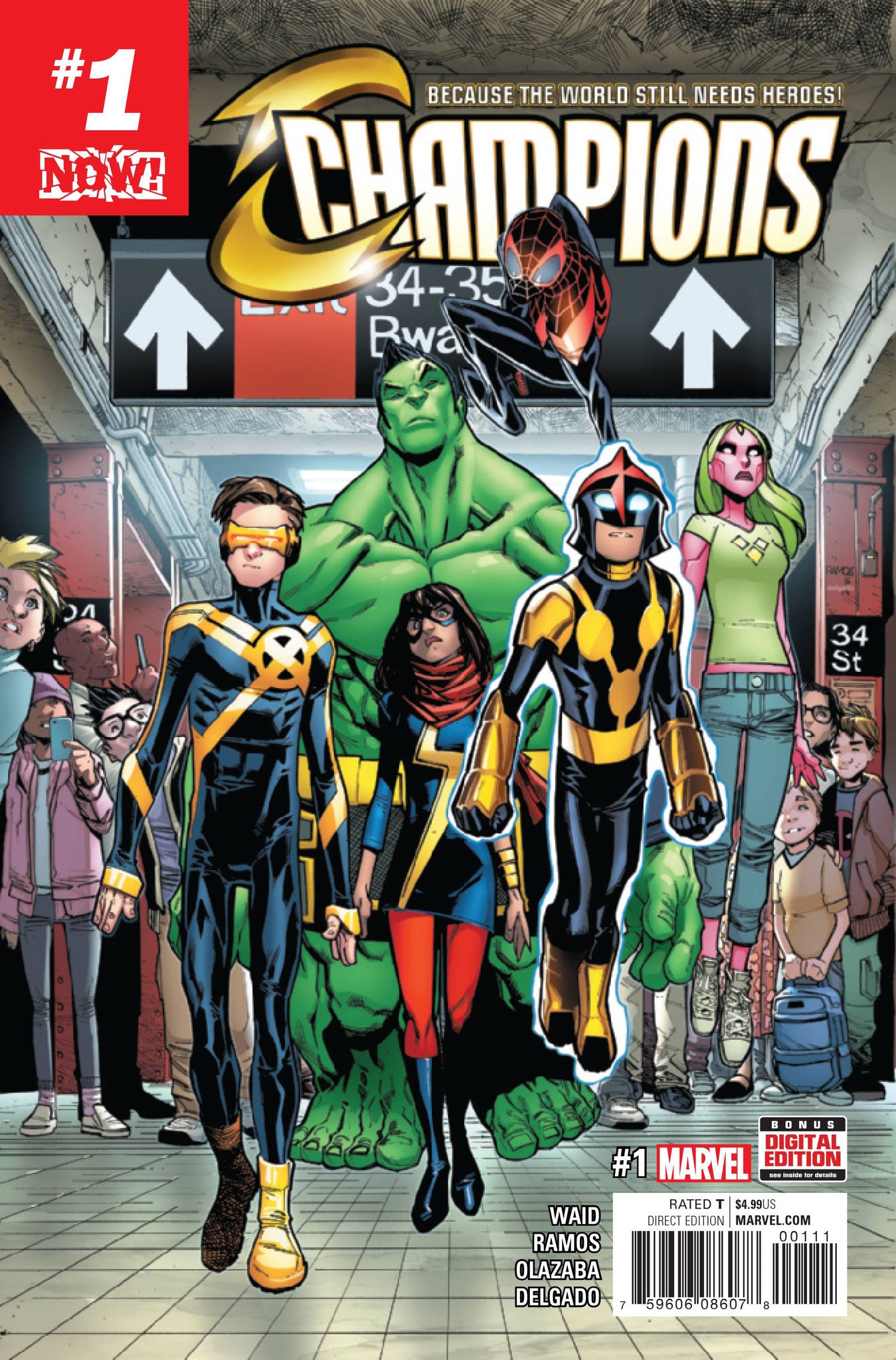 CHAMPIONS #1 NOW COVER