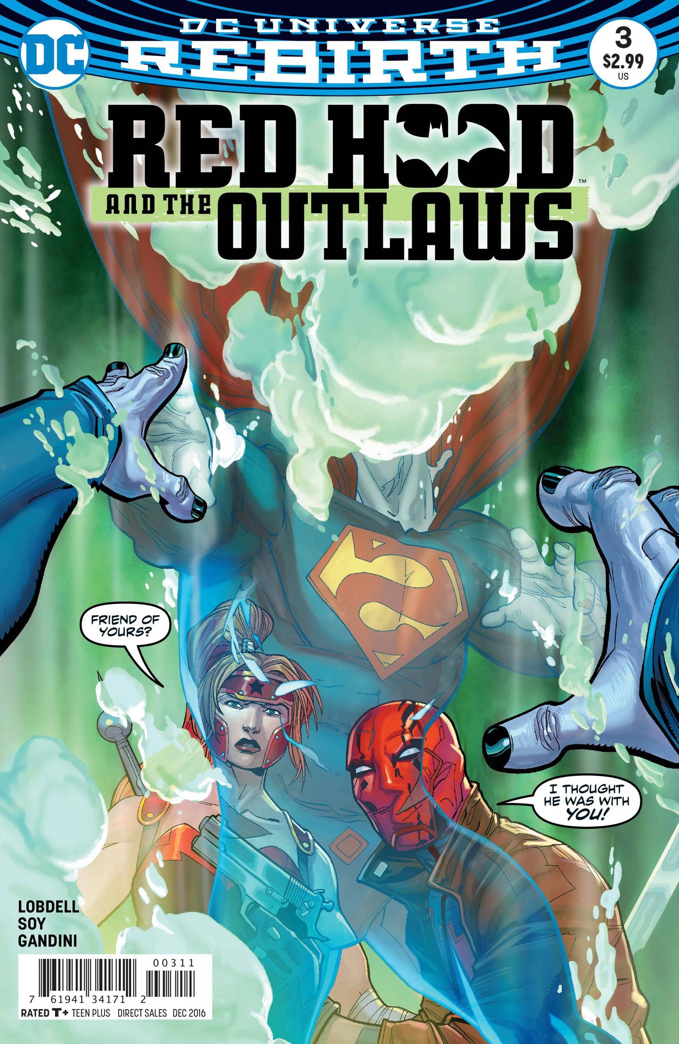 RED HOOD AND THE OUTLAWS #3 COVER
