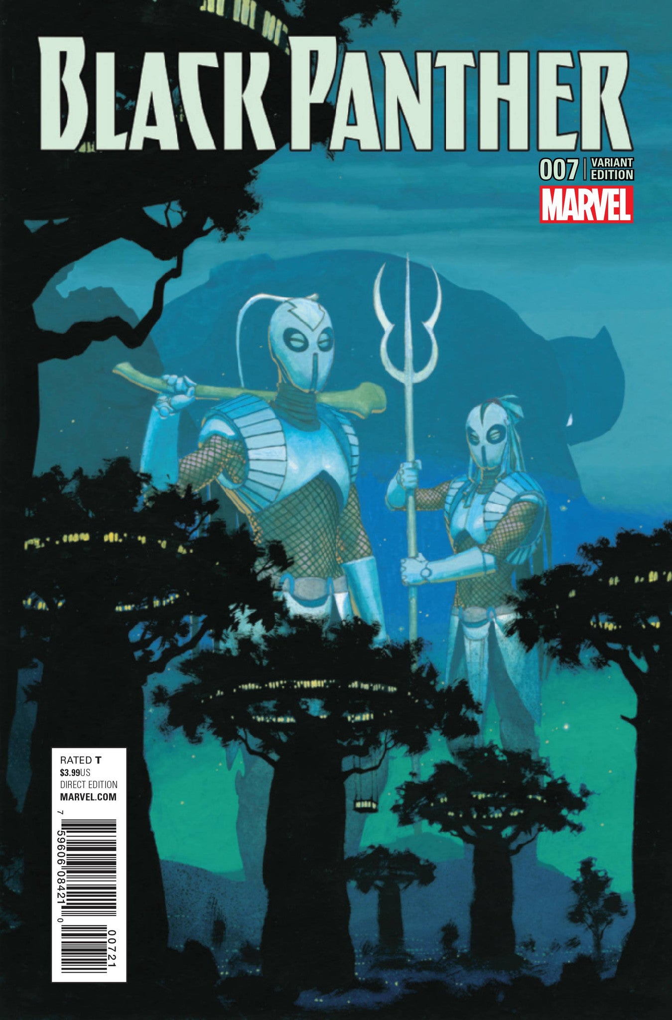 NOW BLACK PANTHER #7 RIBIC CONNECTING C VAR COVER