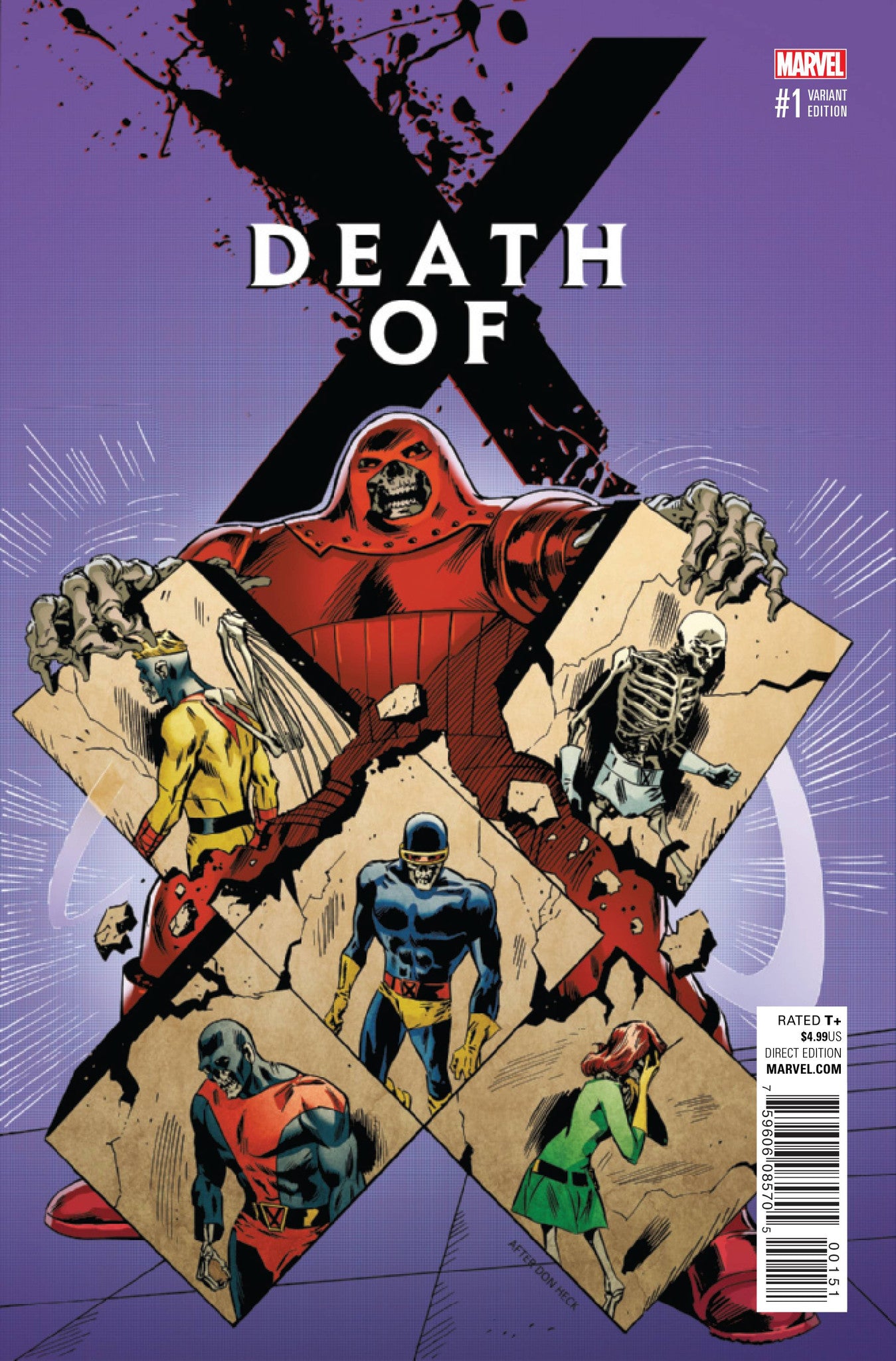 DEATH OF X #1 (OF 4) GUICE CLASSIC VAR COVER