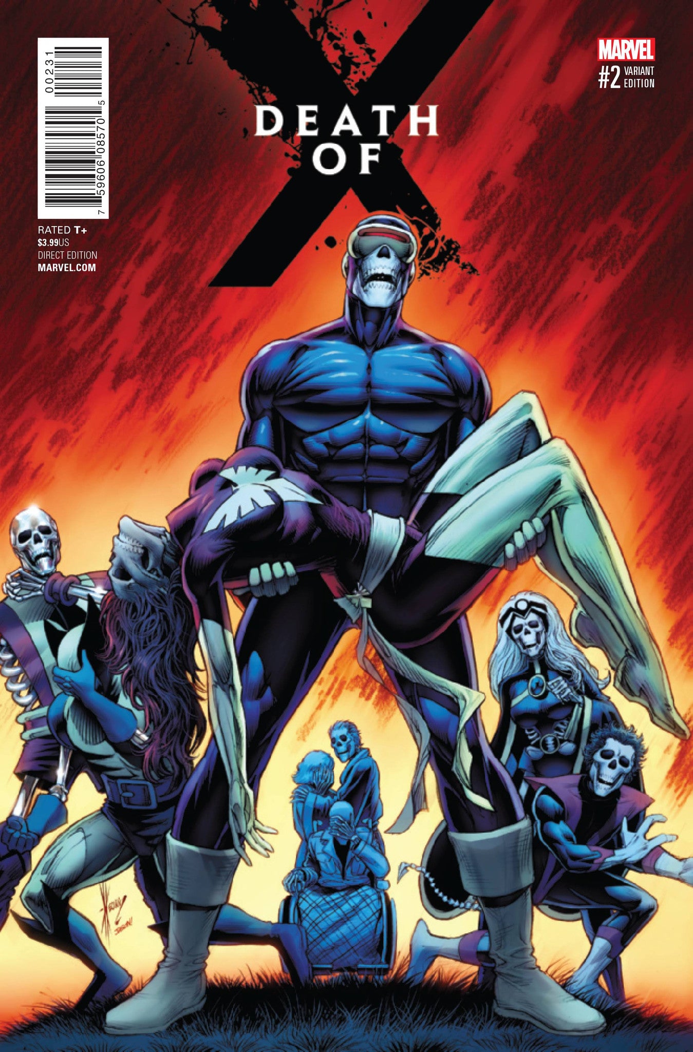DEATH OF X #2 (OF 4) KEOWN CLASSIC VAR COVER