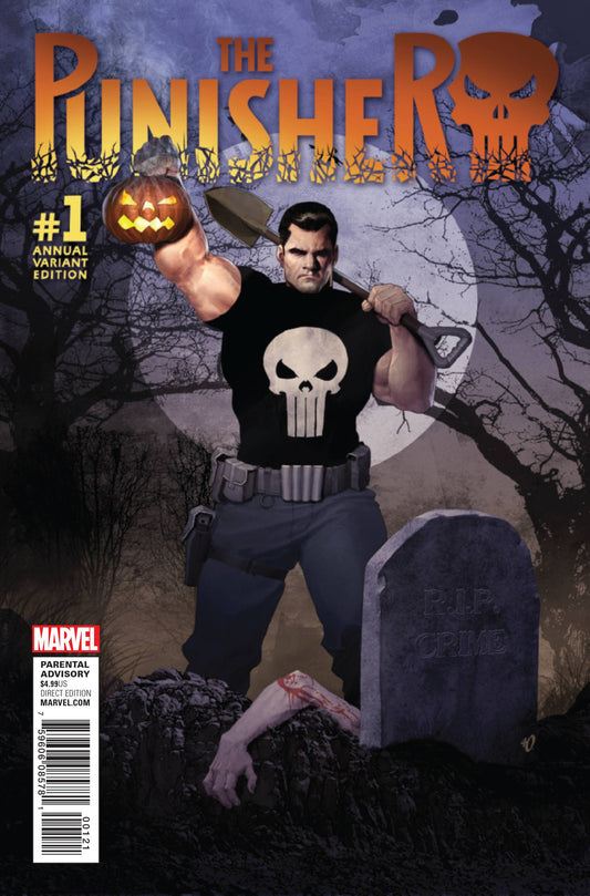 PUNISHER ANNUAL #1 OLIVETTI VAR COVER