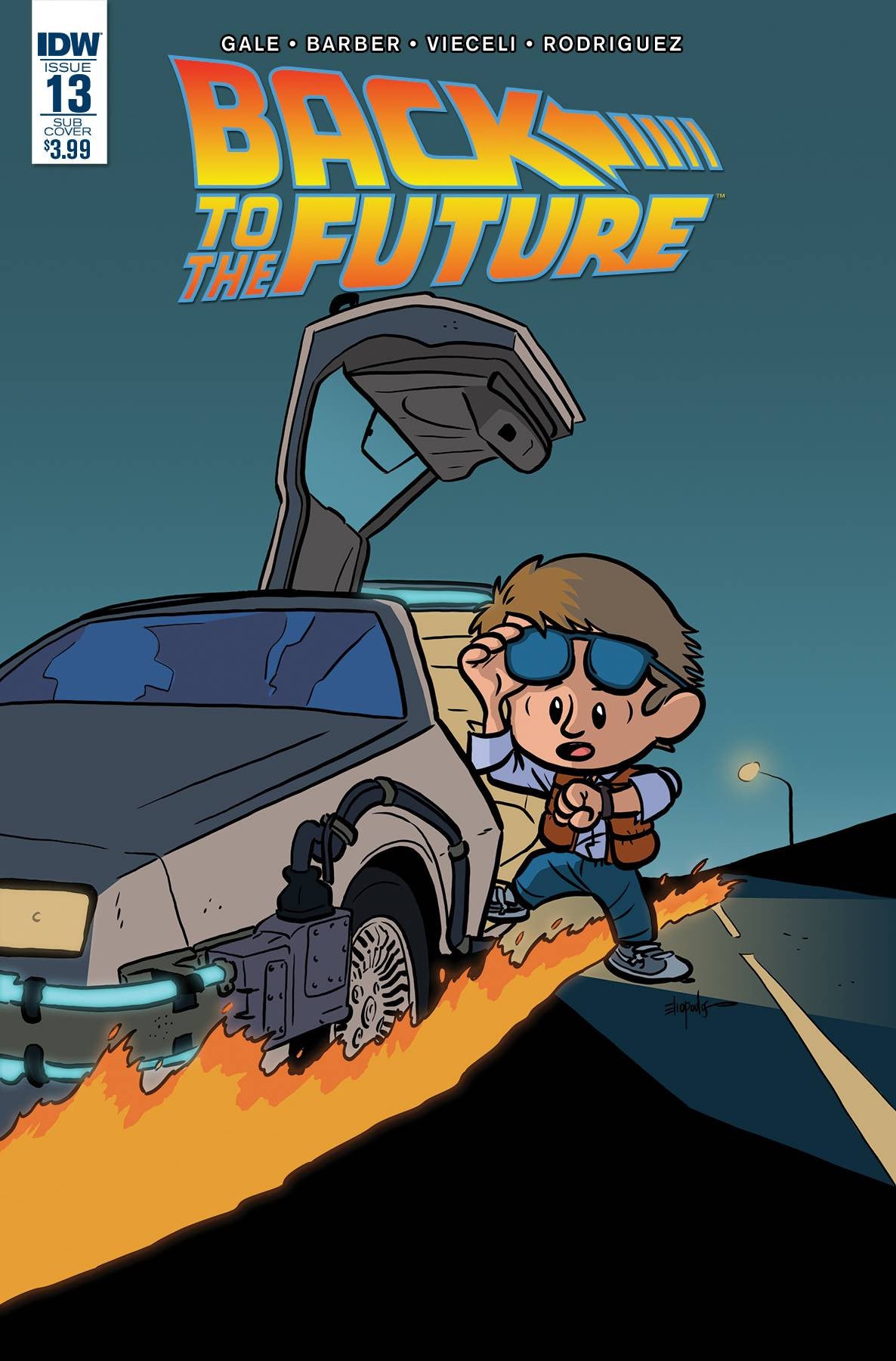BACK TO THE FUTURE #13 SUBSCRIPTION VAR COVER
